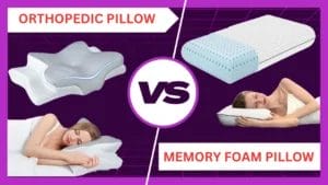 Memory Foam vs Orthopedic Pillow